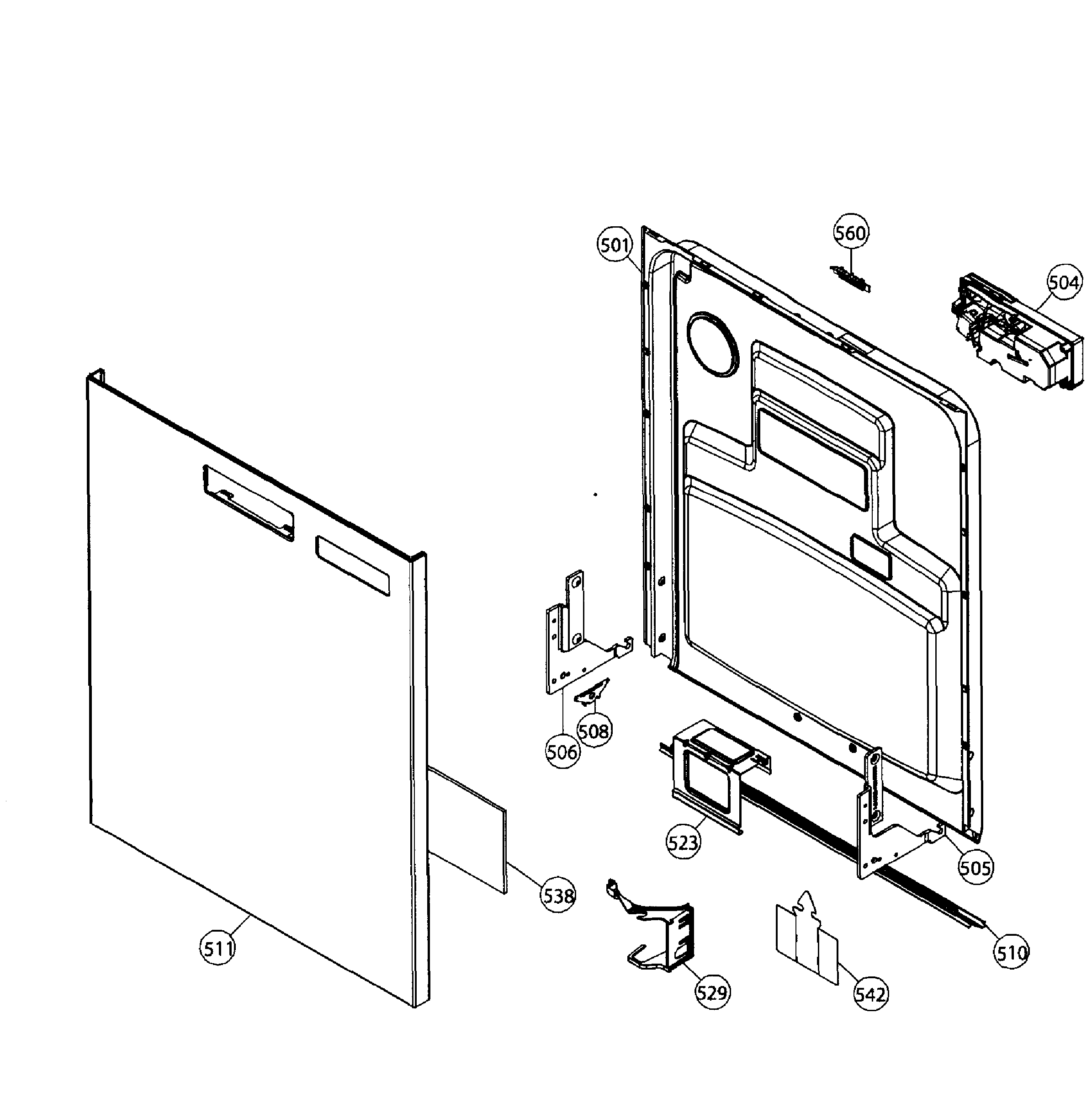 Door assy
