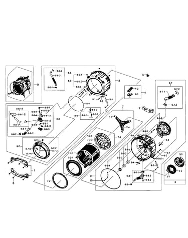 Tub/drum assy