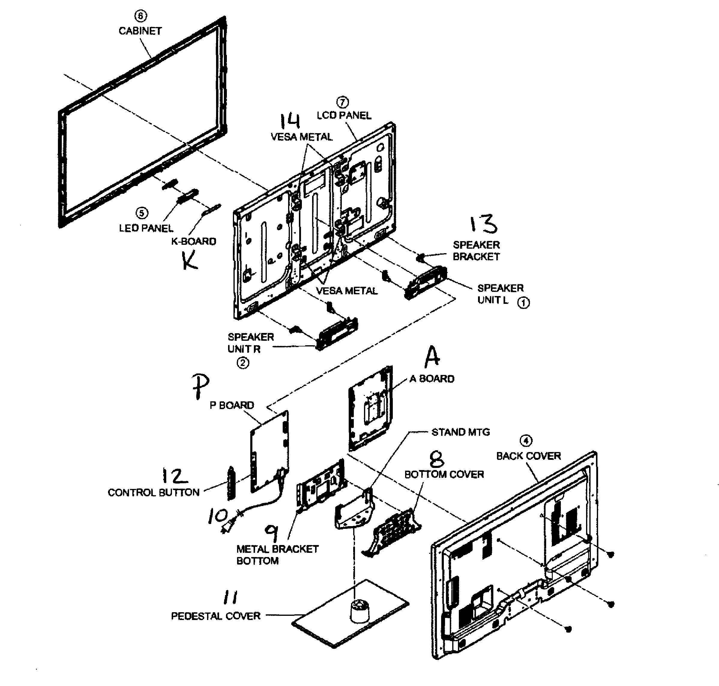 CABINET PARTS