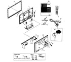 Panasonic TC-P42X5 cabinet parts diagram