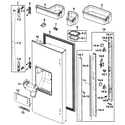 Samsung RF267AARS/XAA-00 left door diagram