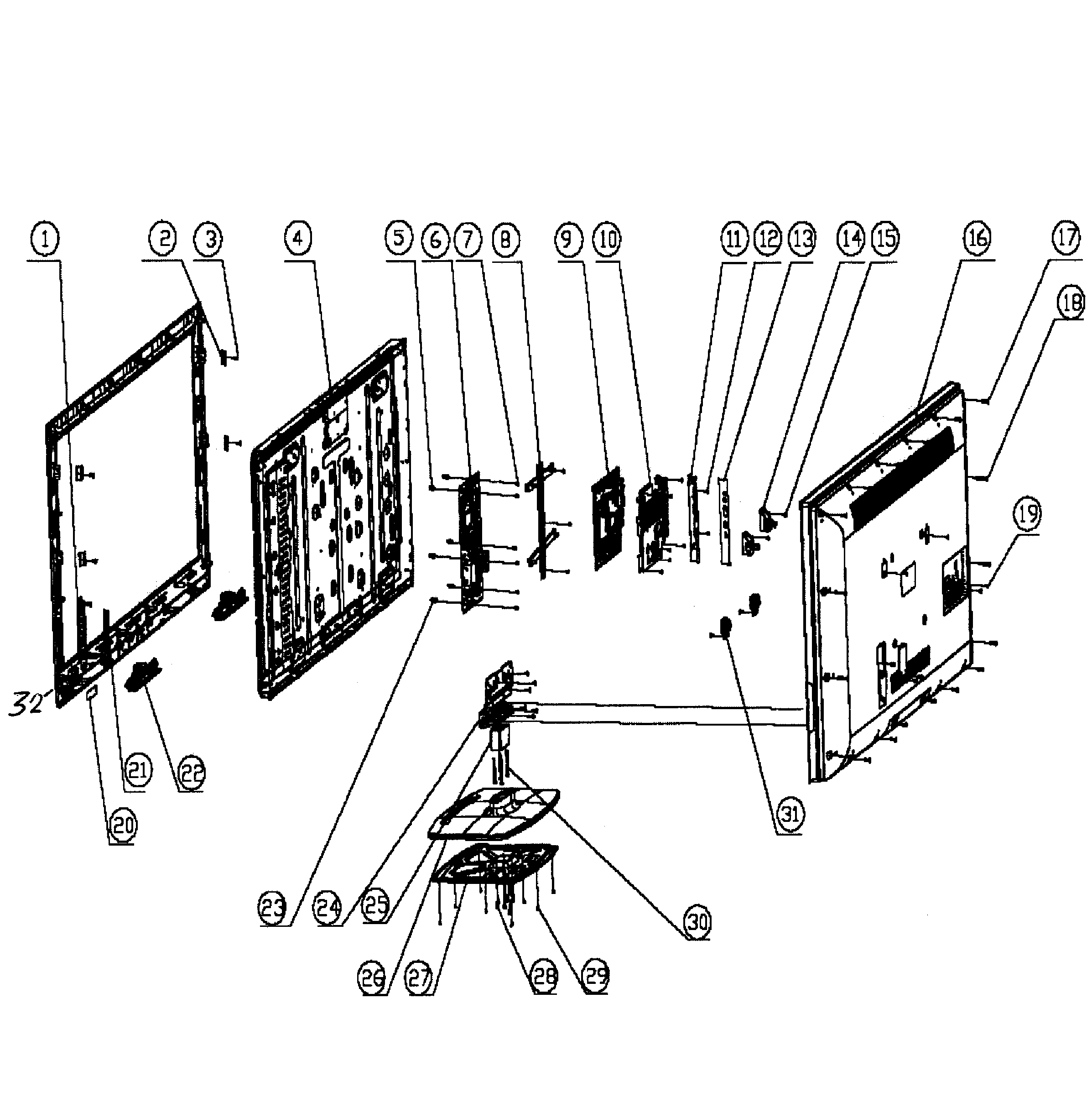 Cabinet parts