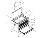 Craftsman 706620230 tool chest diagram