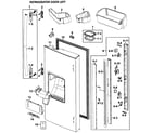 Samsung RF26VABPN/XAA-00 left door diagram