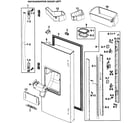 Samsung RF26VACPN/XAA-00 left door diagram