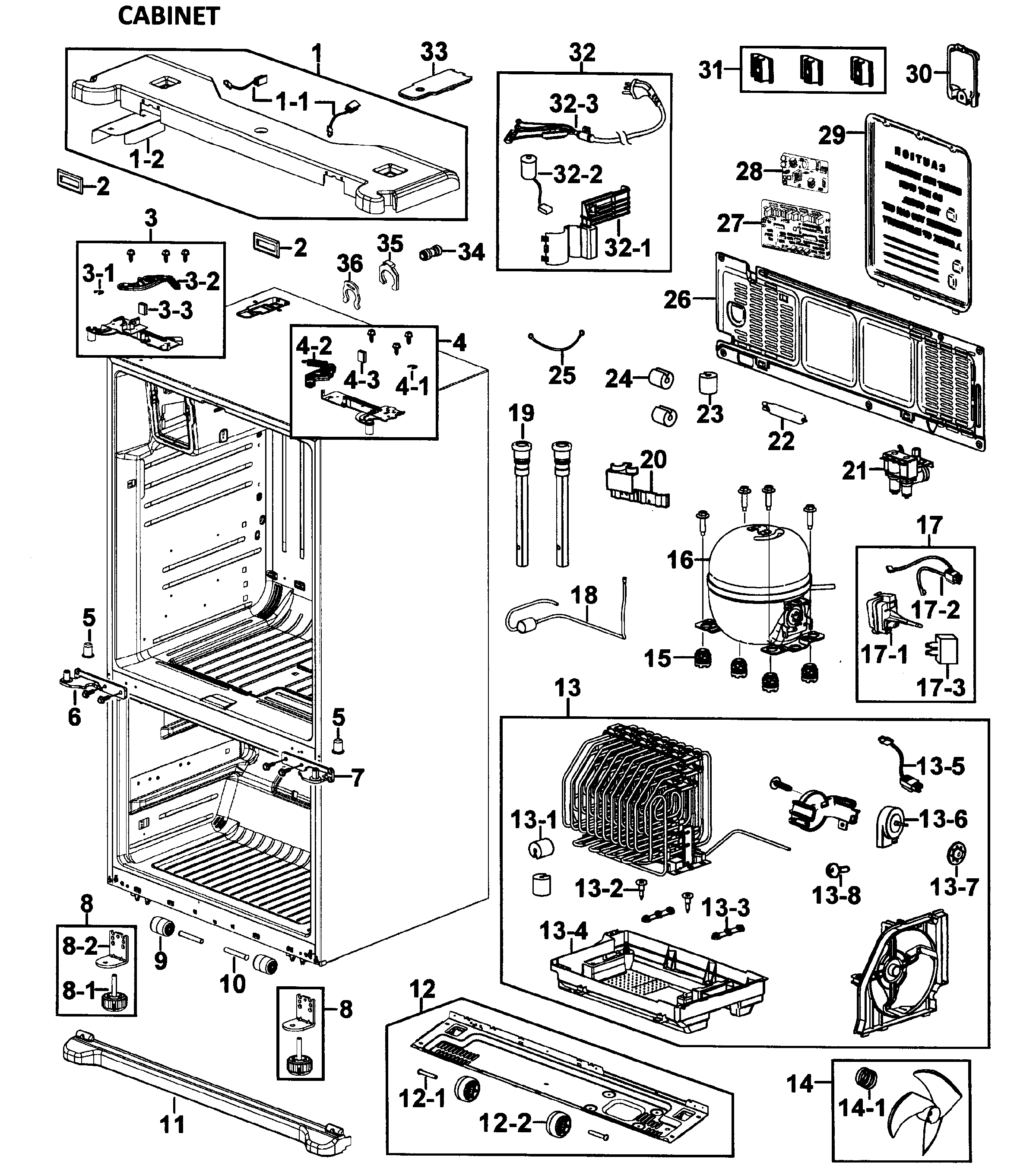Cabinet assy