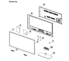 Samsung UN46EH6030FXZA-TS01 cabinet parts diagram