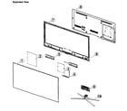 Samsung UN60ES7100FXZA-HS01 cabinet parts diagram