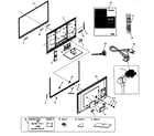 Panasonic TC-P55GT50 cabinet parts diagram