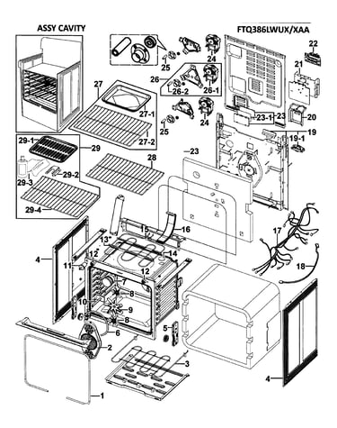 Cavity assy