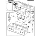 Samsung FTQ386LWUX/XAA control assy diagram