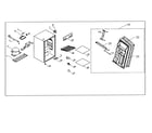 Kenmore HS157 refrigerator diagram