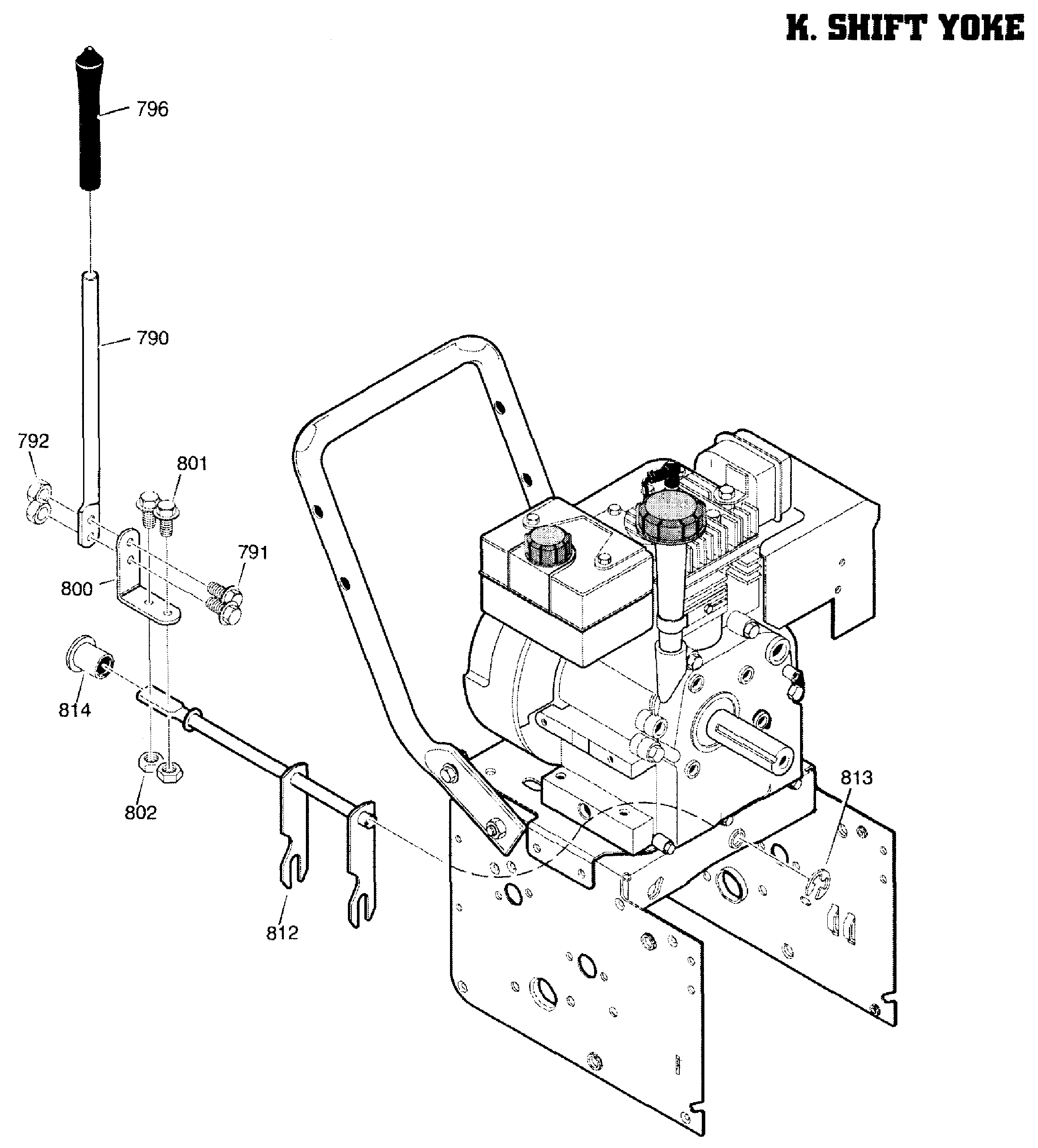 Shift yoke