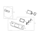 Samsung DV457EVGSGR/AA-01 control panel diagram