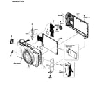 Sony DSC-HX20V/B rear assy diagram