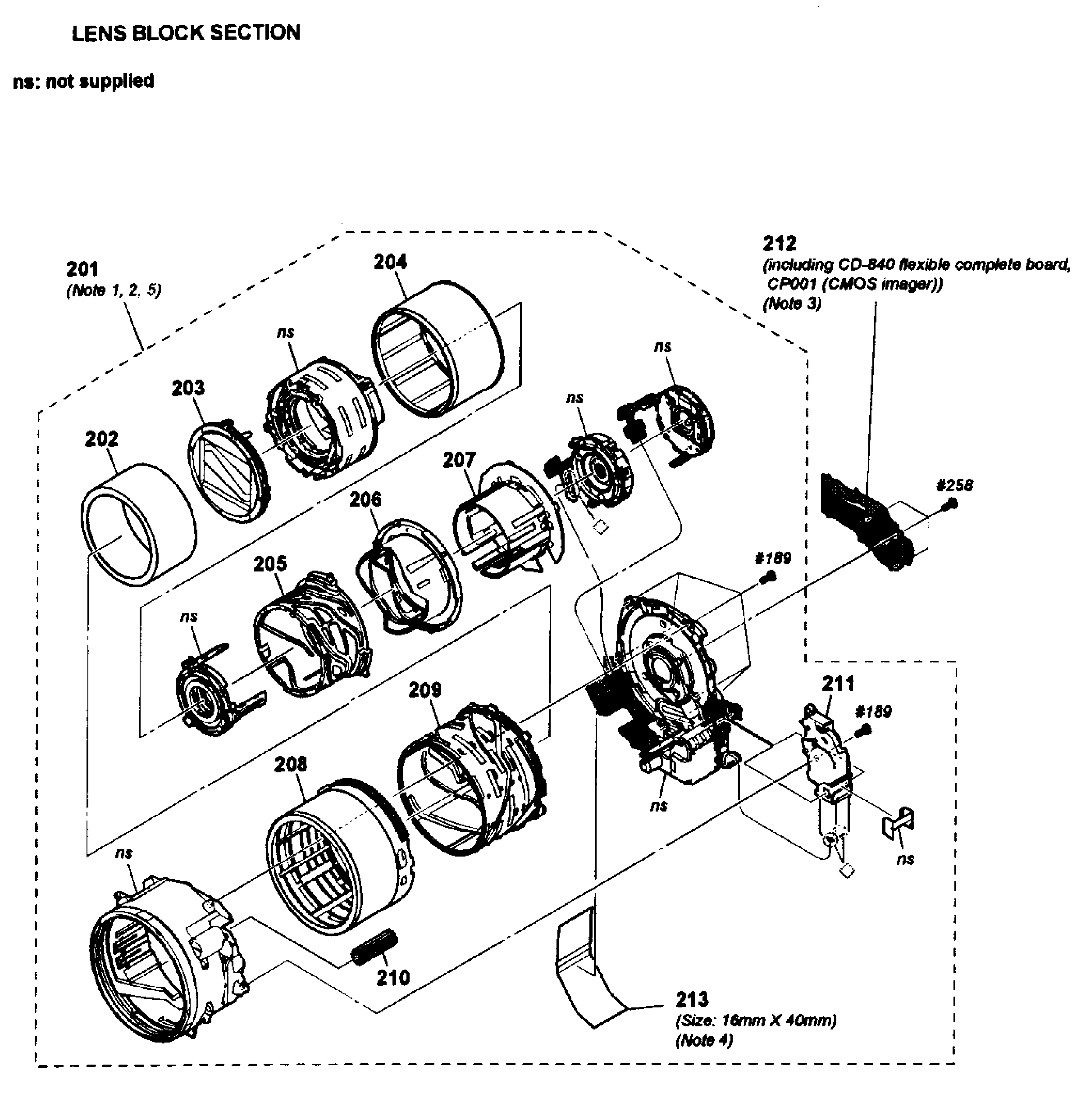 Lens assy