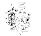 Samsung RF263BEAEBC/AA-01 cabinet diagram