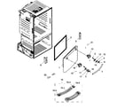 Samsung RF263BEAEBC/AA-01 freezer door diagram