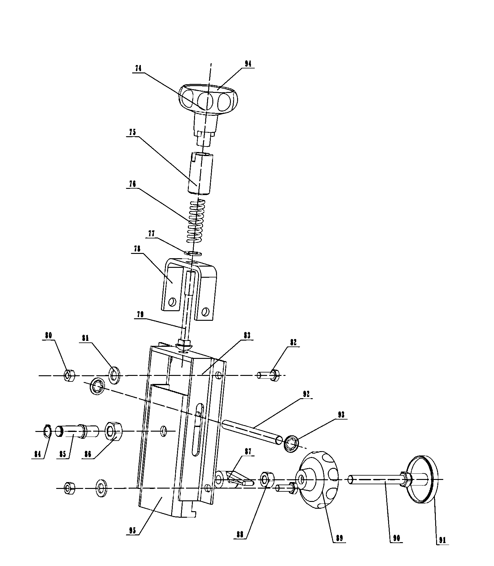 Tension assy