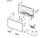 Samsung UN37EH5000FXZA-AS01 cabinet parts diagram