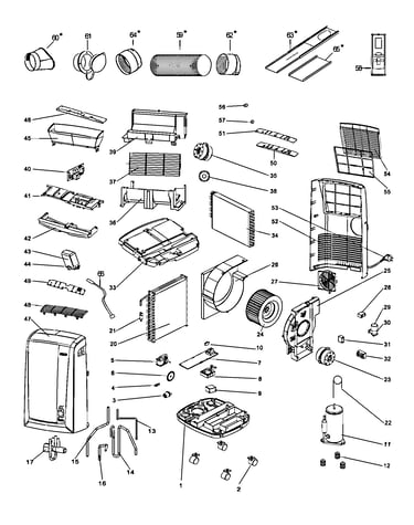 A/c parts