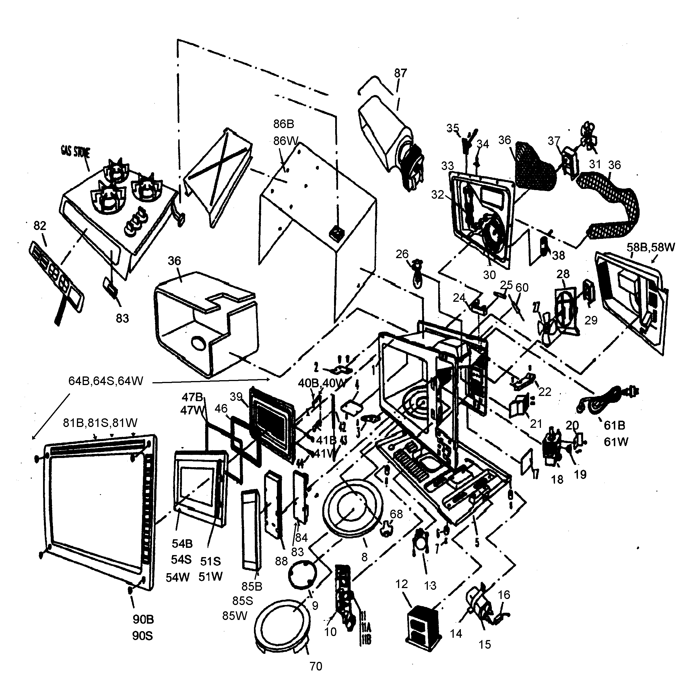Cabinet parts