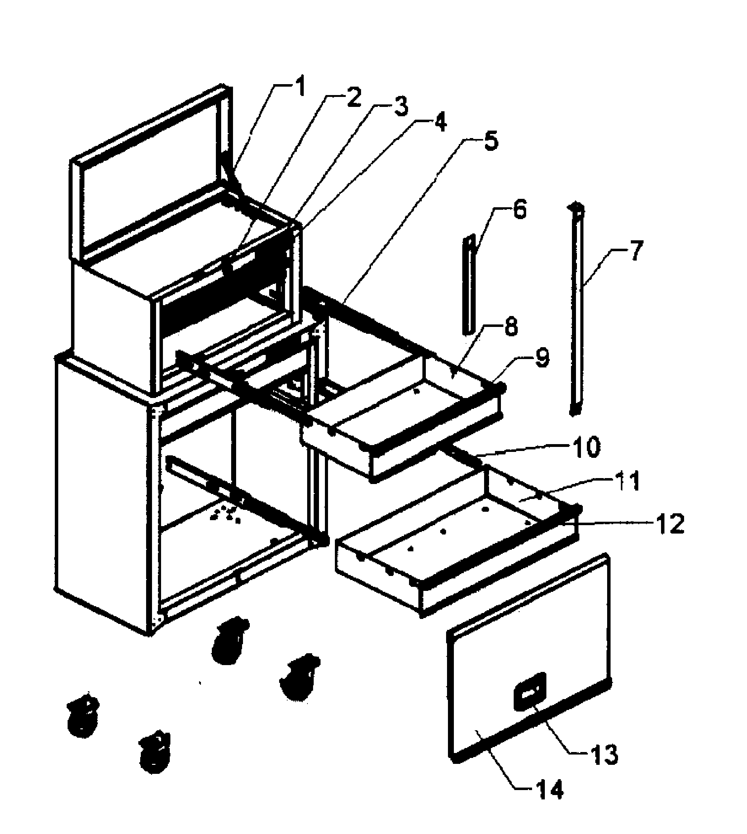 Cabinet parts