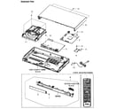 Samsung BD-E5900/ZA-QG04 cabinet parts diagram