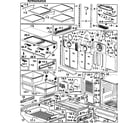 Samsung RF265ABBP/XAA-00 refrigerator diagram
