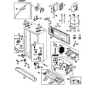 Samsung RH269LBSH/XAA-00 cabinet diagram