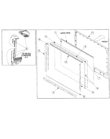 Screen assy