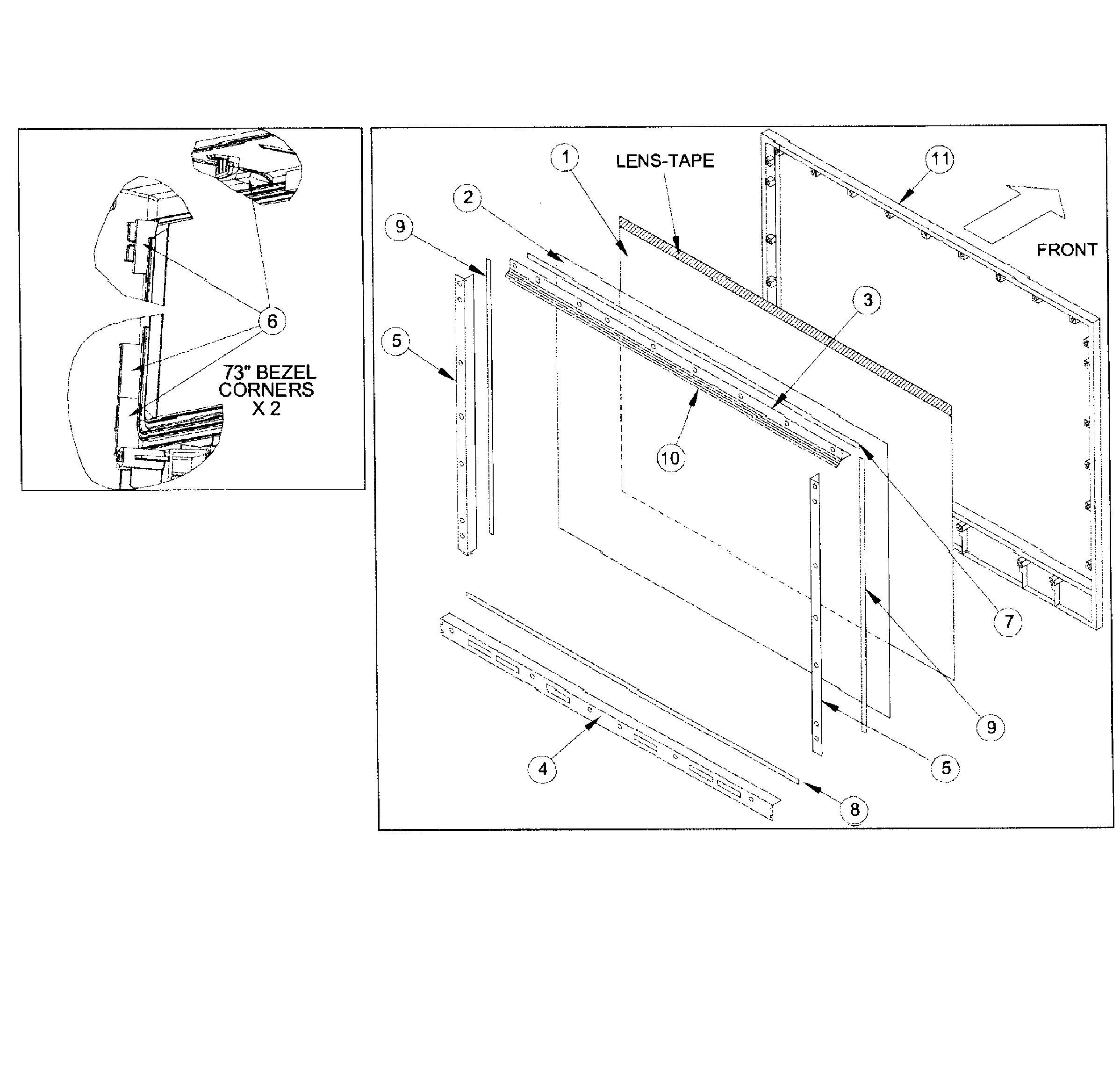 Screen assy