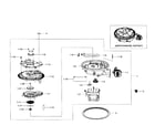 Samsung DW7933LRABB/AA-01 pump assy diagram