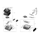 Samsung DW7933LRAWW/AA-01 wash assy diagram