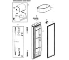 Samsung RF266AASH/XAA-00 right door diagram