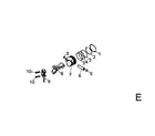 Steele SP-GG120CM piston/rod assy diagram