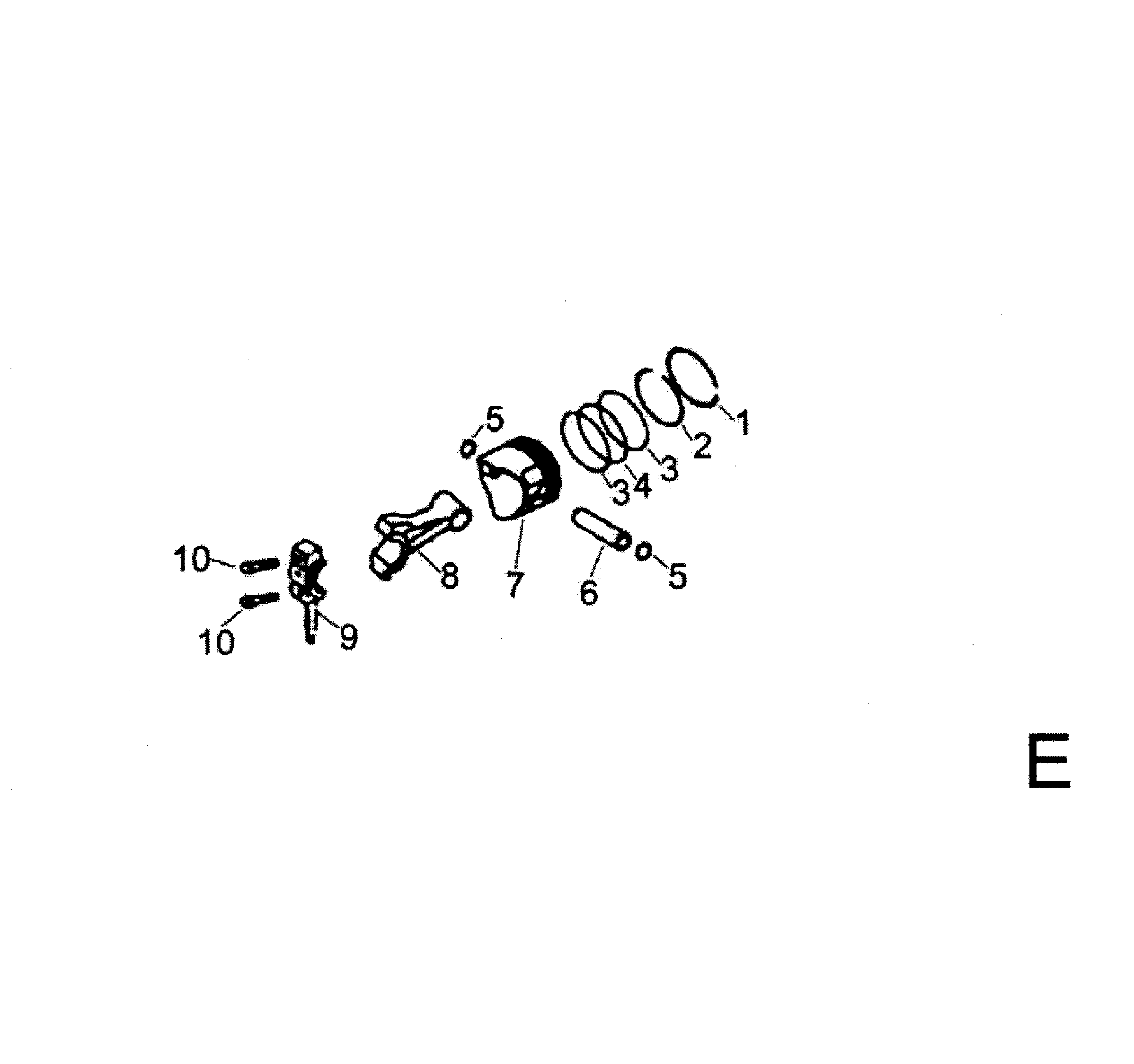 Piston/rod assy