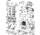 Samsung RM257ABBP/XAA-00 cabinet diagram