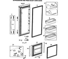Samsung RM257ABRS/XAA-00 right doors diagram