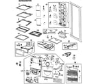 Samsung RM255LABP/XAA-00 refrigerator diagram