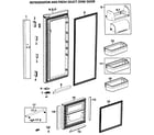 Samsung RM255LARS/XAA-00 right doors diagram