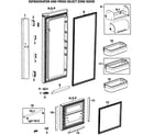 Samsung RM255LASH/XAA-00 right doors diagram