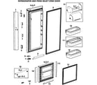 Samsung RM255LAWP/XAA-00 right doors diagram