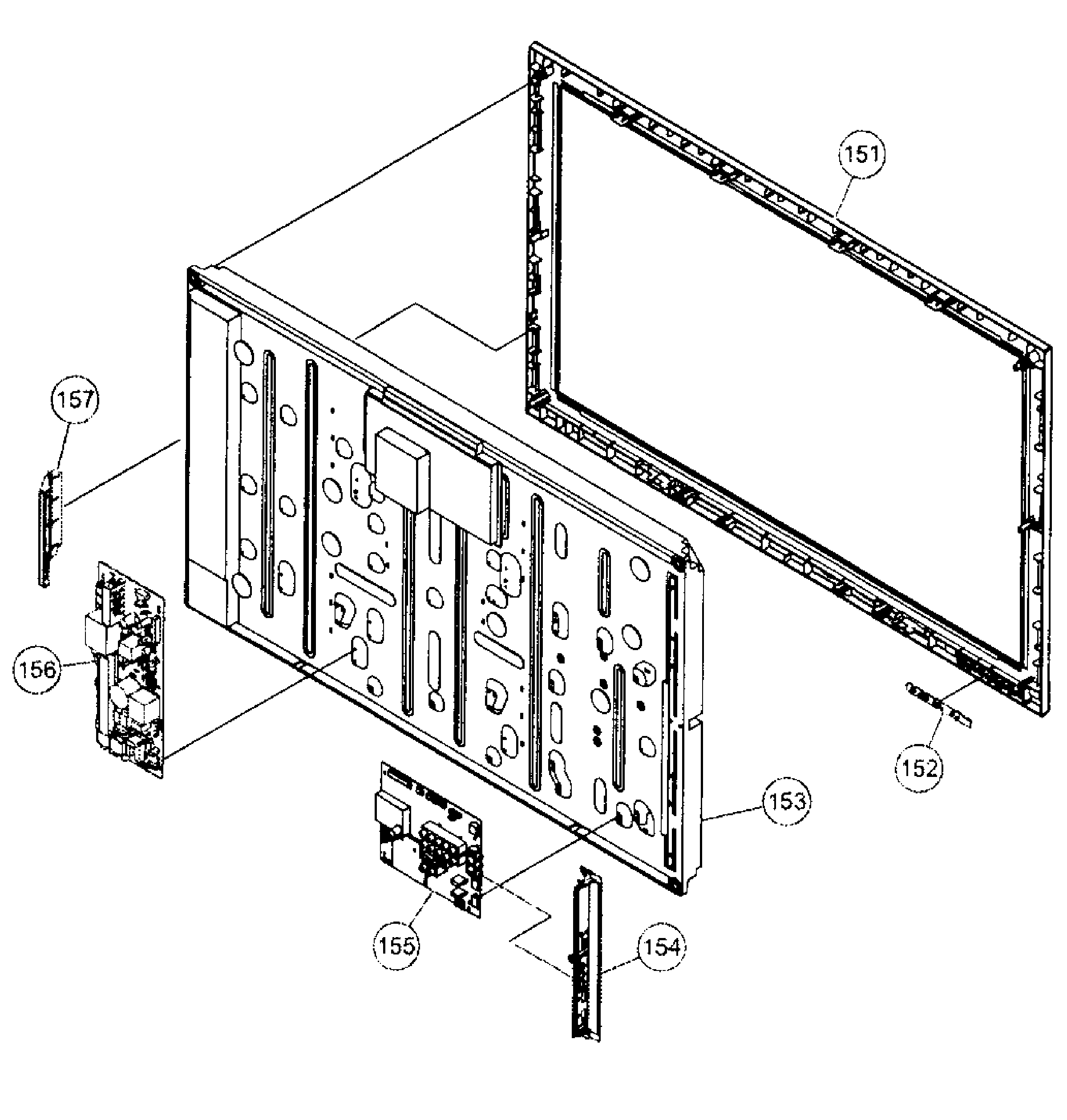 Front cabinet