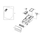 Samsung WF361BVBEWR/A1-01 drawer assy diagram