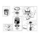 Samsung WA484DSHAWR/A1-01 tub assy diagram