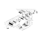 Gree ETAC-12HC265V20A-A cabinet parts diagram