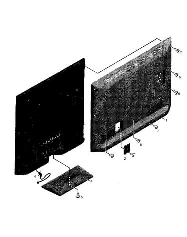 Rear cabinet