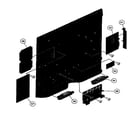 Sony KDL-32EX340 pcb layout diagram