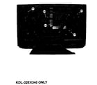 Sony KDL-32EX340 cables diagram